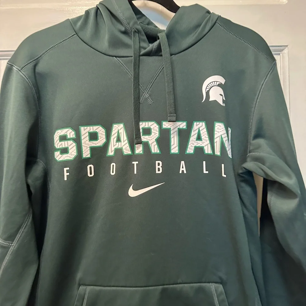 Nike Michigan‎ State Spartan Football Hoodie - Picture 2 of 4